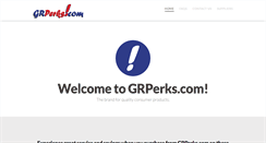 Desktop Screenshot of grperks.com