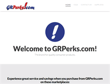 Tablet Screenshot of grperks.com